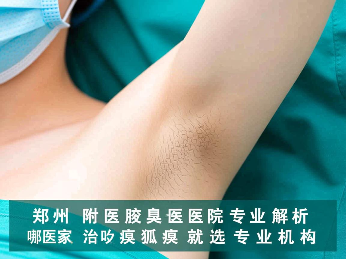 郑州附医腋臭医院专业解析，郑州哪家医院可以治狐臭，治狐臭就选专业机构