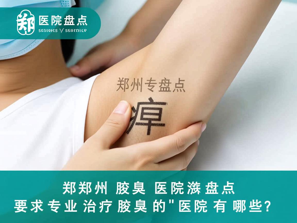 郑州腋臭医院盘点，郑州专业治疗腋臭的医院有哪些？