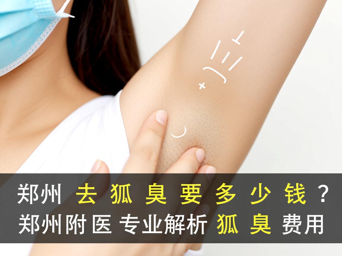郑州去狐臭要多少钱？郑州附医专业解析狐臭费用