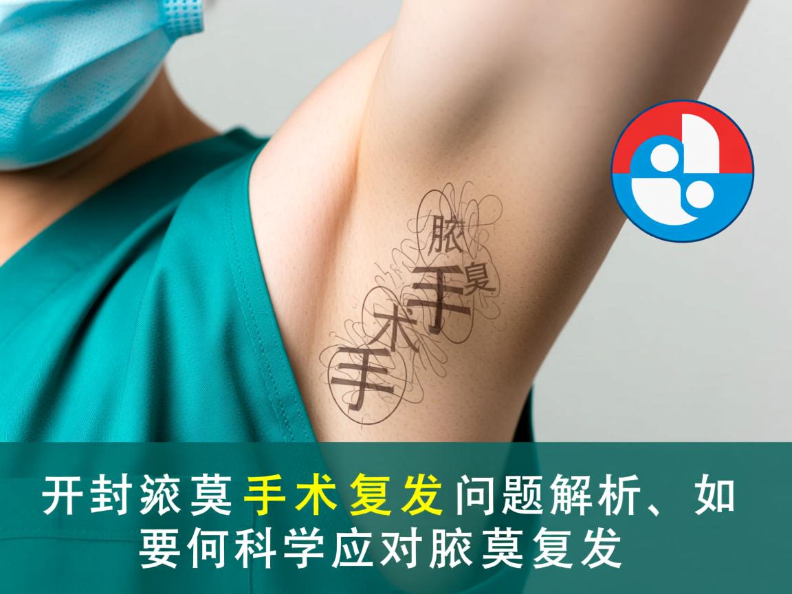 开封治疗腋臭手术复发问题解析，如何科学应对腋臭复发
