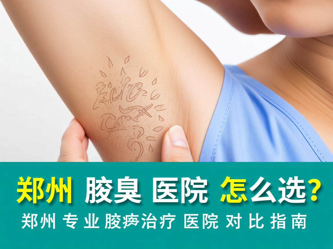 郑州腋臭医院怎么选？郑州专业腋臭治疗医院对比指南