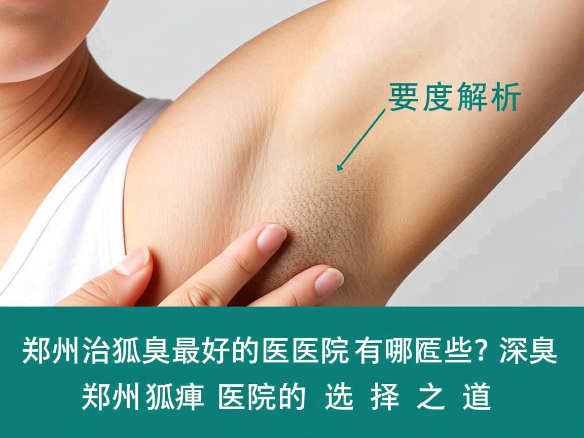 郑州治狐臭最好的医院有哪些？深度解析郑州狐臭医院的选择之道
