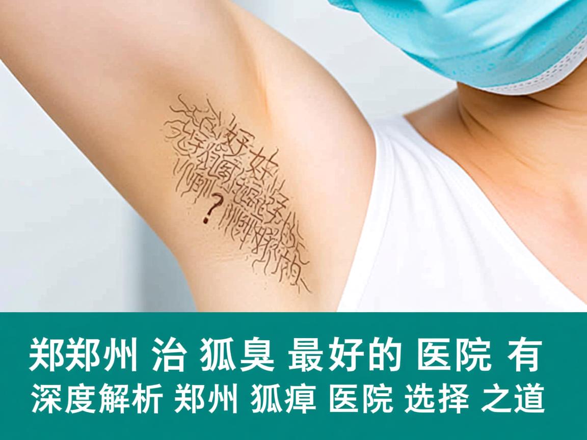 郑州治狐臭最好的医院有哪些？深度解析郑州狐臭医院的选择之道