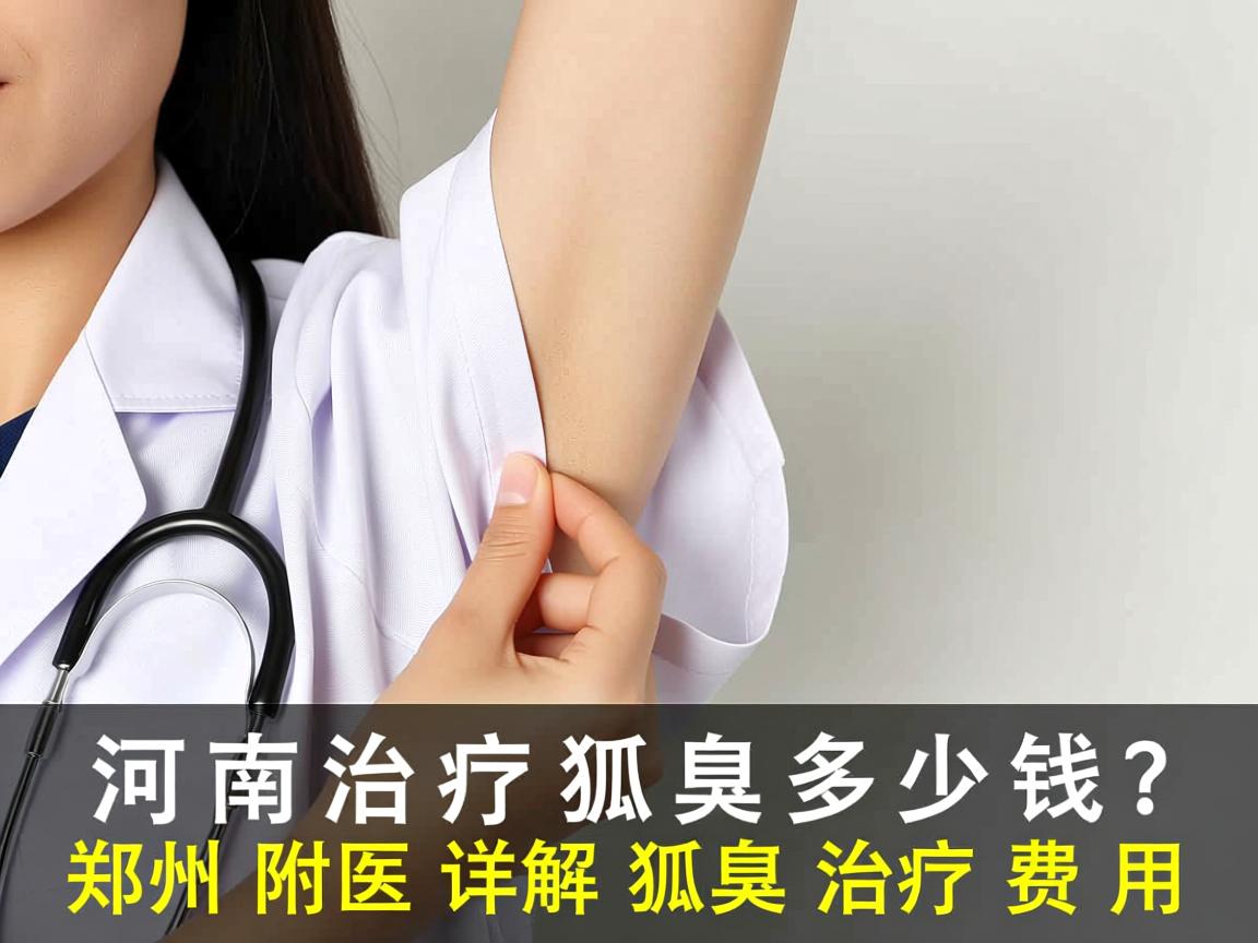 河南治疗狐臭多少钱？郑州附医详解狐臭治疗费用