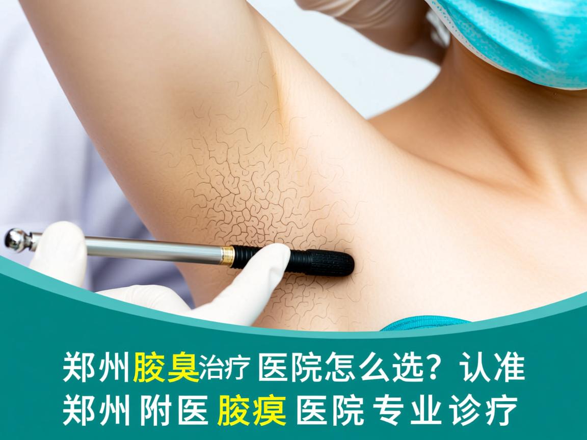 郑州腋臭治疗医院怎么选？认准郑州附医腋臭医院专业诊疗
