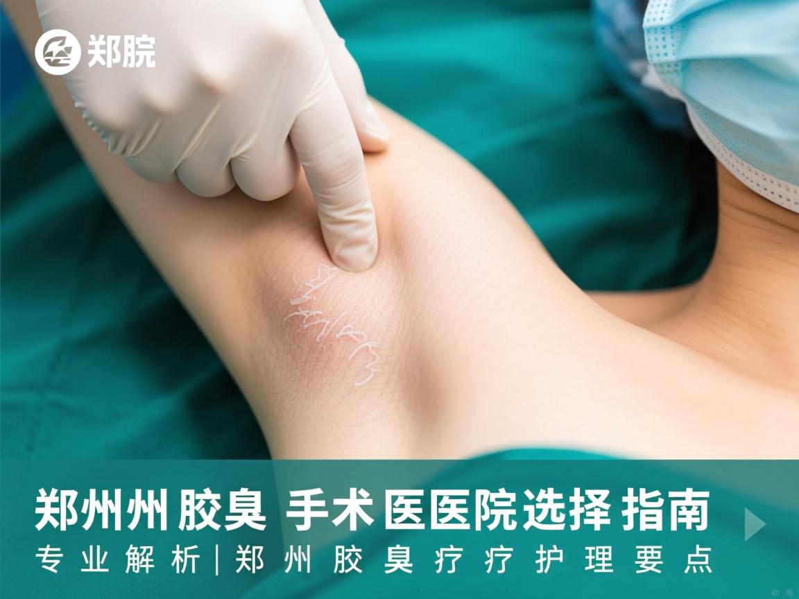 郑州腋臭手术医院选择指南，专业解析郑州腋臭医疗护理要点