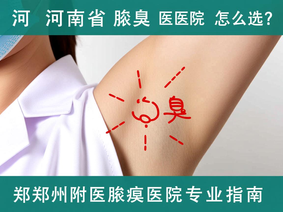 河南省腋臭医院怎么选？郑州附医腋臭医院专业指南