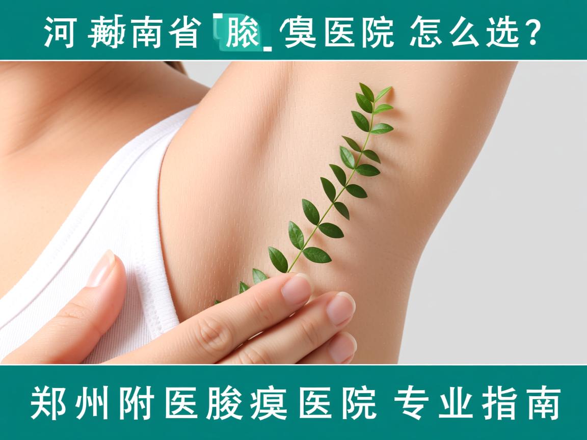 河南省腋臭医院怎么选？郑州附医腋臭医院专业指南