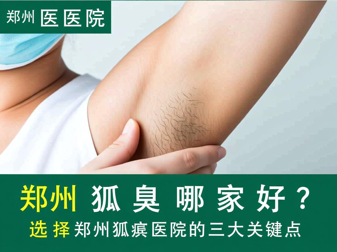 郑州狐臭医院哪家好？选择郑州狐臭医院的三大关键点