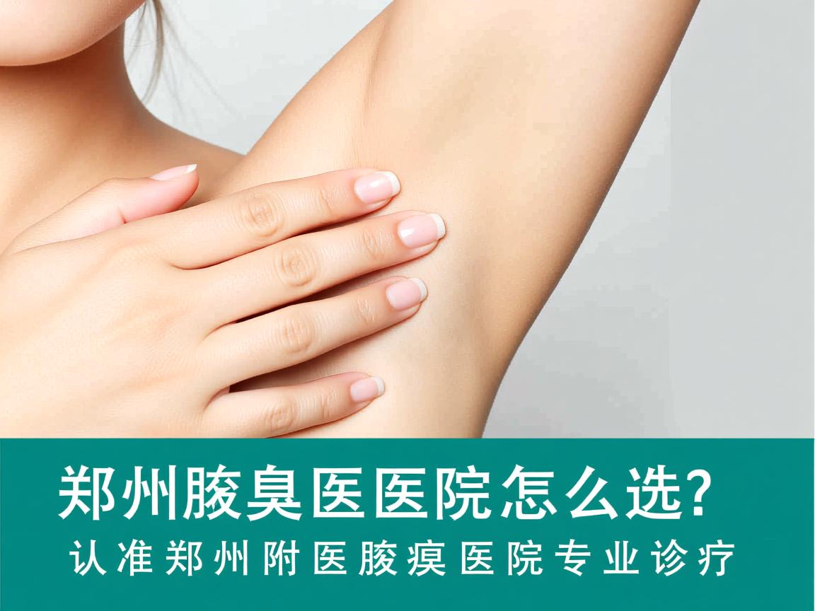 郑州腋臭医院怎么选？认准郑州附医腋臭医院专业诊疗