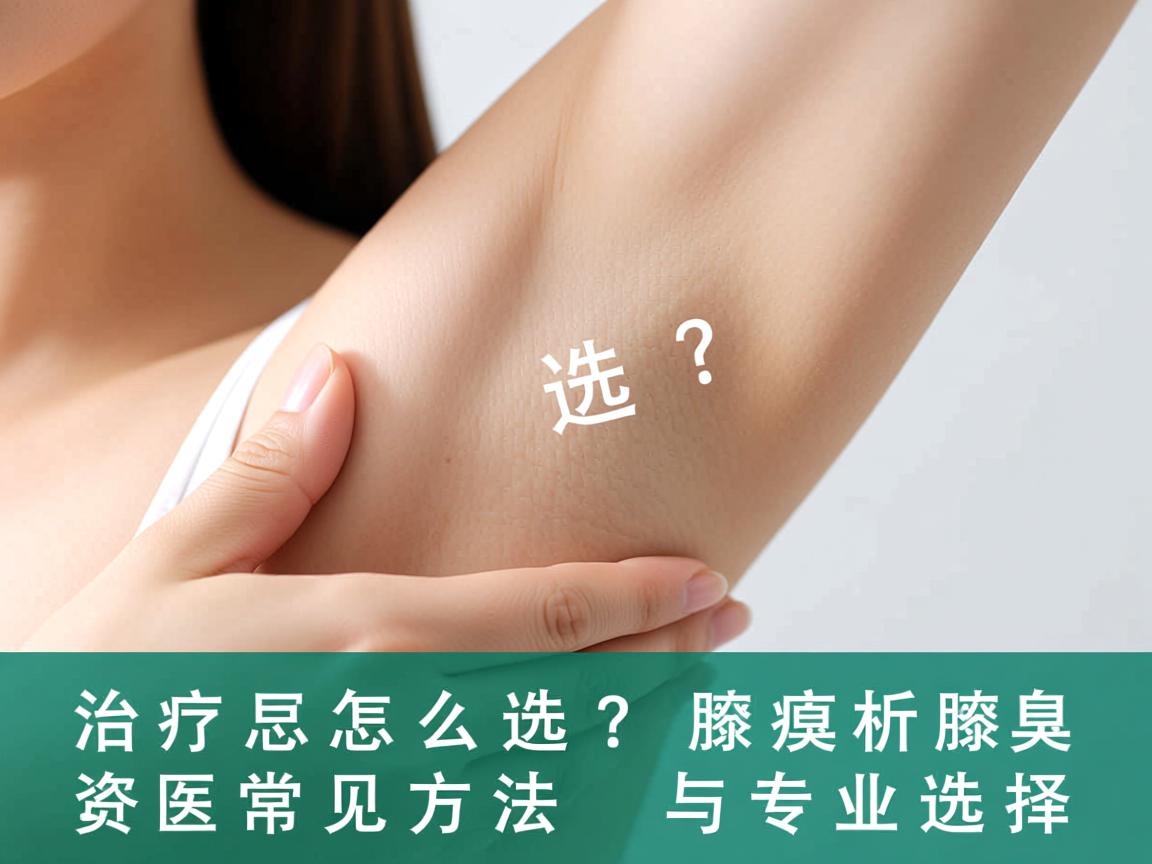 腋臭治疗怎么选？深度解析腋臭治疗的常见方法与专业选择