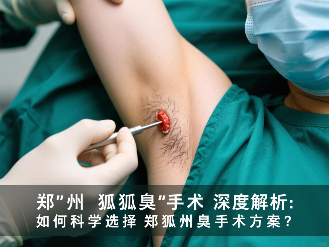 郑州狐臭手术深度解析，如何科学选择郑州狐臭手术方案？