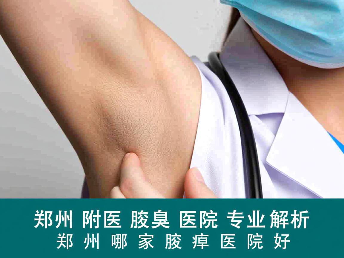 郑州附医腋臭医院专业解析，郑州哪家腋臭医院好
