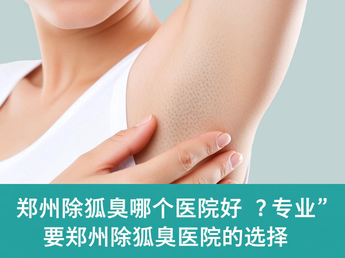 郑州除狐臭哪个医院好？专业解析郑州除狐臭医院的选择