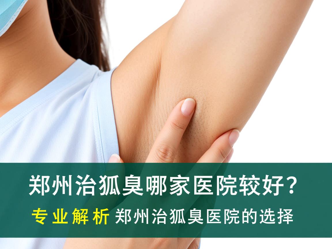 郑州治狐臭哪家医院较好？专业解析郑州治狐臭医院的选择