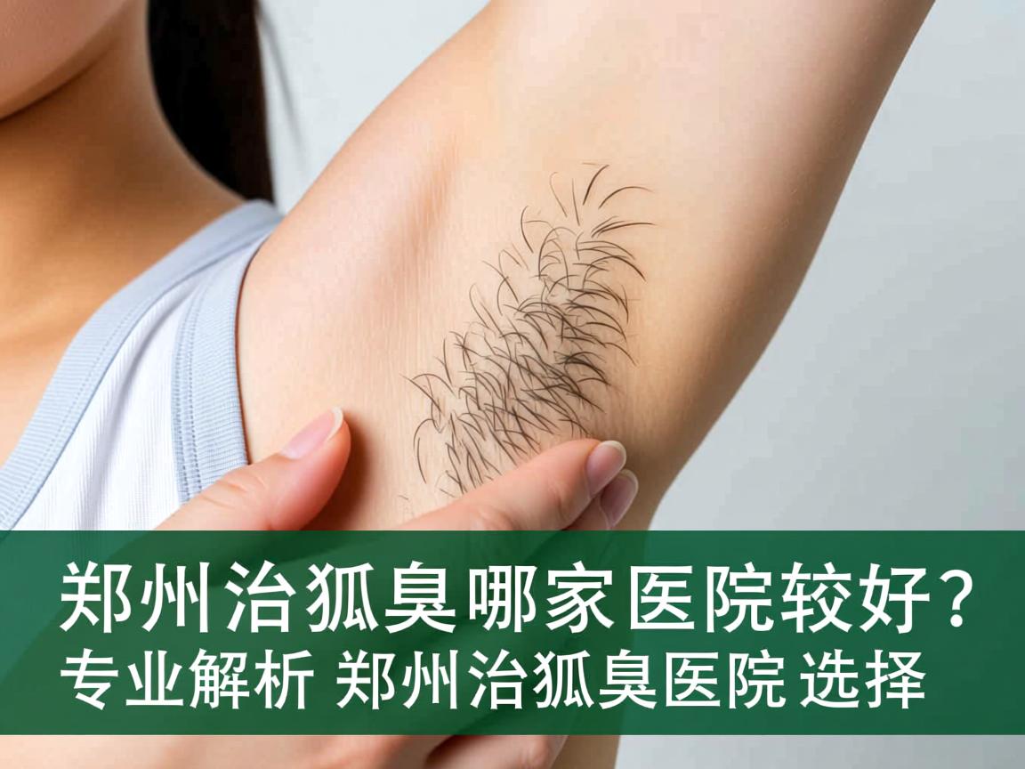 郑州治狐臭哪家医院较好？专业解析郑州治狐臭医院的选择