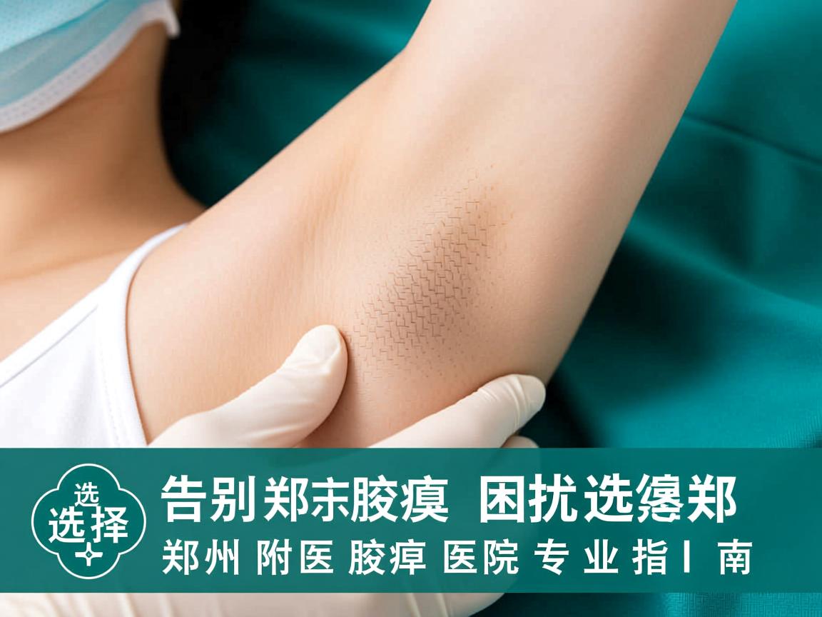 告别腋臭困扰，选择郑州腋臭医院，郑州附医腋臭医院专业指南