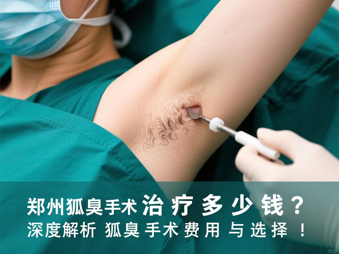 郑州狐臭手术治疗多少钱？深度解析狐臭手术费用与选择！