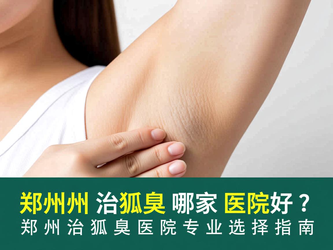 郑州治狐臭哪家医院好？郑州治狐臭医院专业选择指南