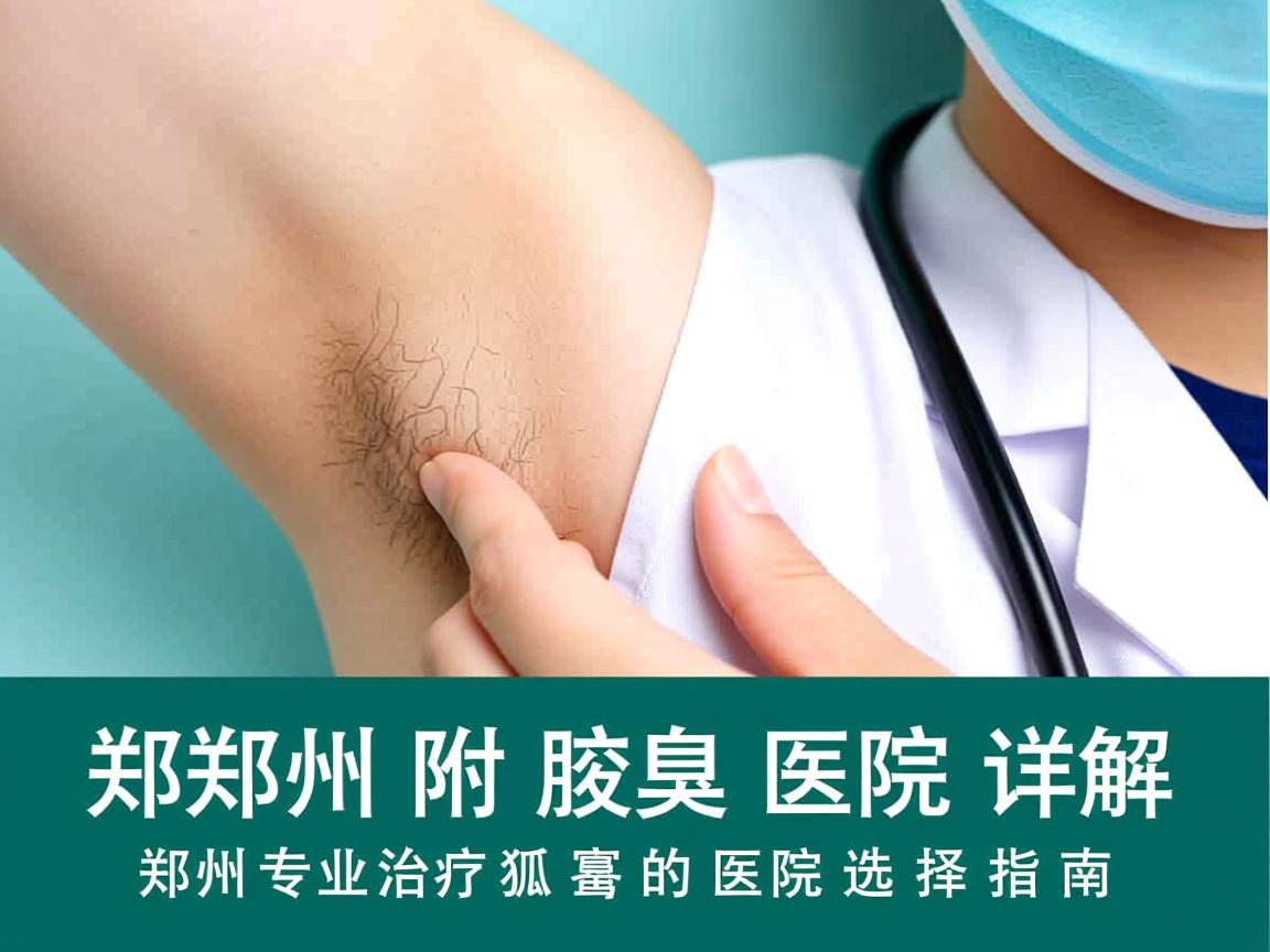 郑州附医腋臭医院详解，郑州专业治疗狐臭的医院选择指南
