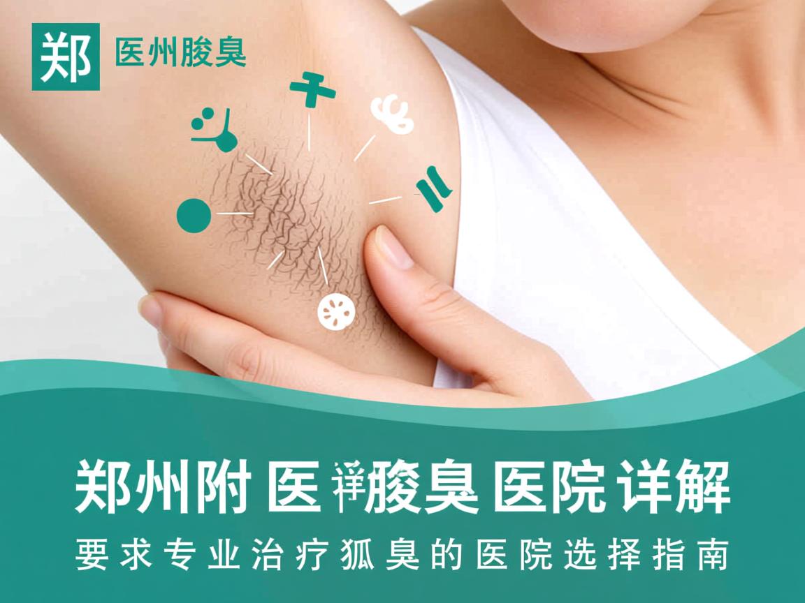 郑州附医腋臭医院详解，郑州专业治疗狐臭的医院选择指南