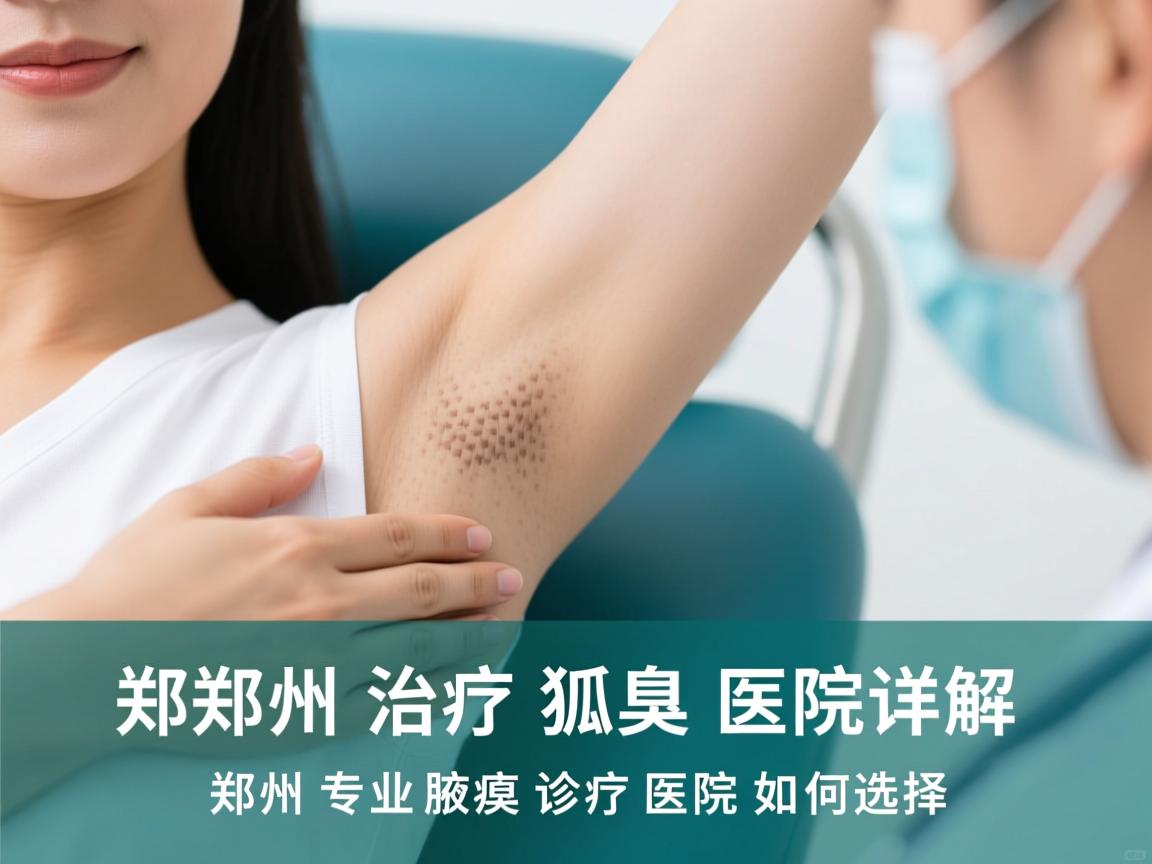 郑州治疗狐臭医院详解，郑州专业腋臭诊疗医院如何选择