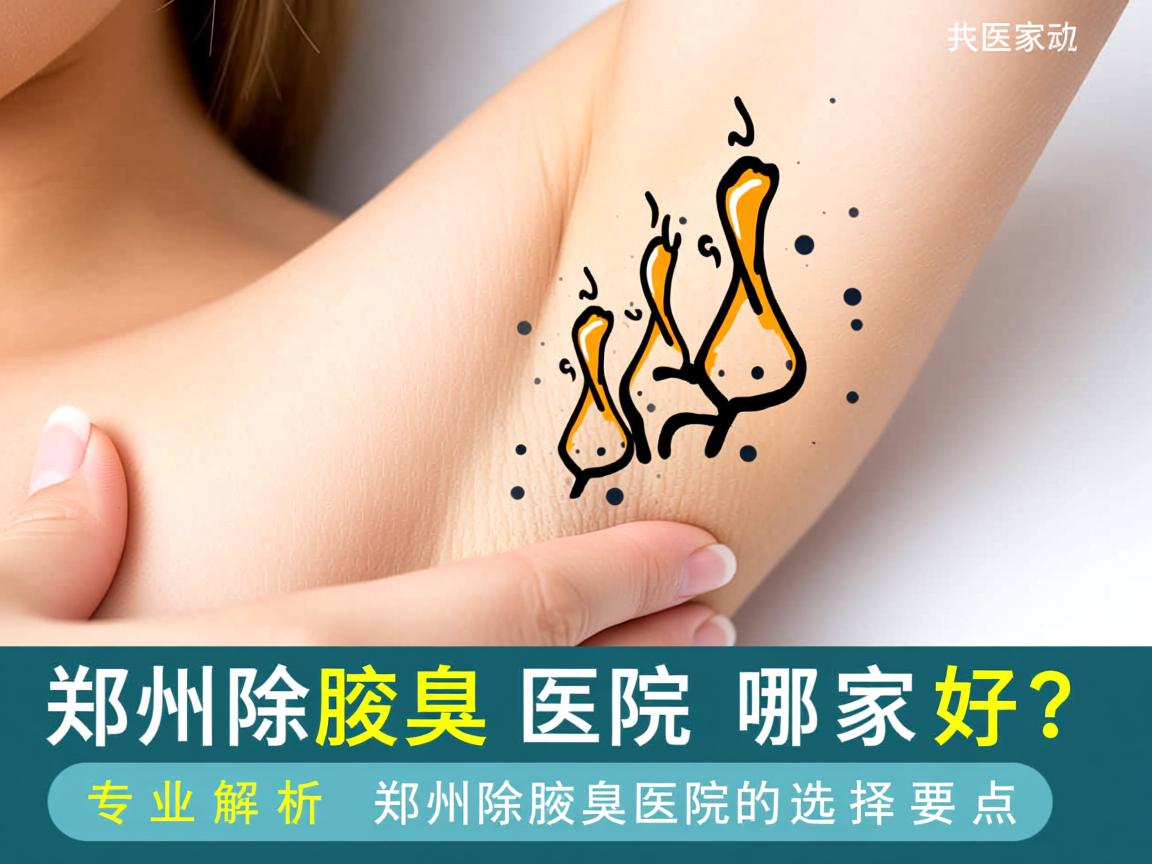 郑州除腋臭医院哪家好？专业解析郑州除腋臭医院的选择要点