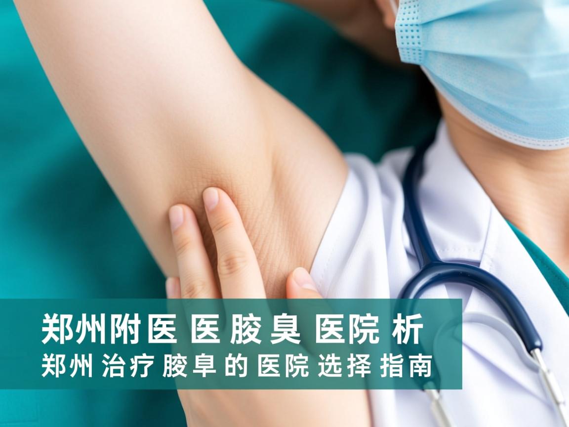 郑州附医腋臭医院解析，郑州治疗腋臭的医院选择指南