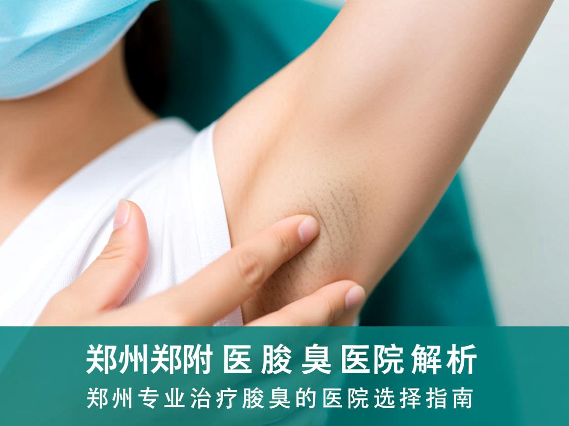郑州附医腋臭医院解析,郑州专业治疗腋臭的医院选择指南 郑州附医腋臭医院解析,郑州专业治疗腋臭的医院选择指南