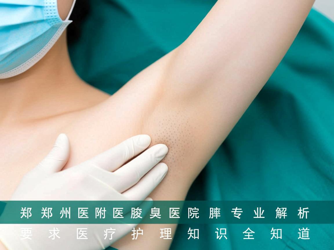 郑州附医腋臭医院专业解析,腋臭医疗护理知识全知道 郑州附医腋臭医院专业解析,腋臭医疗护理知识全知道