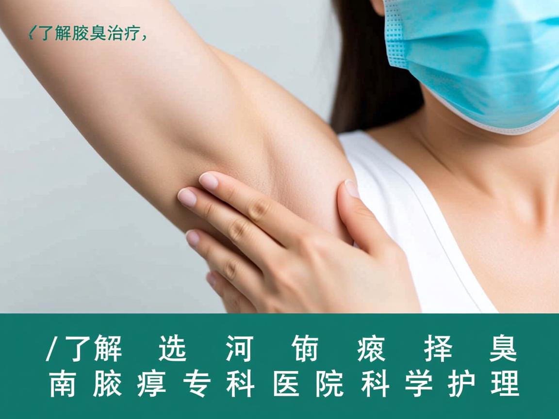 了解腋臭治疗，选择河南腋臭专科医院的科学护理