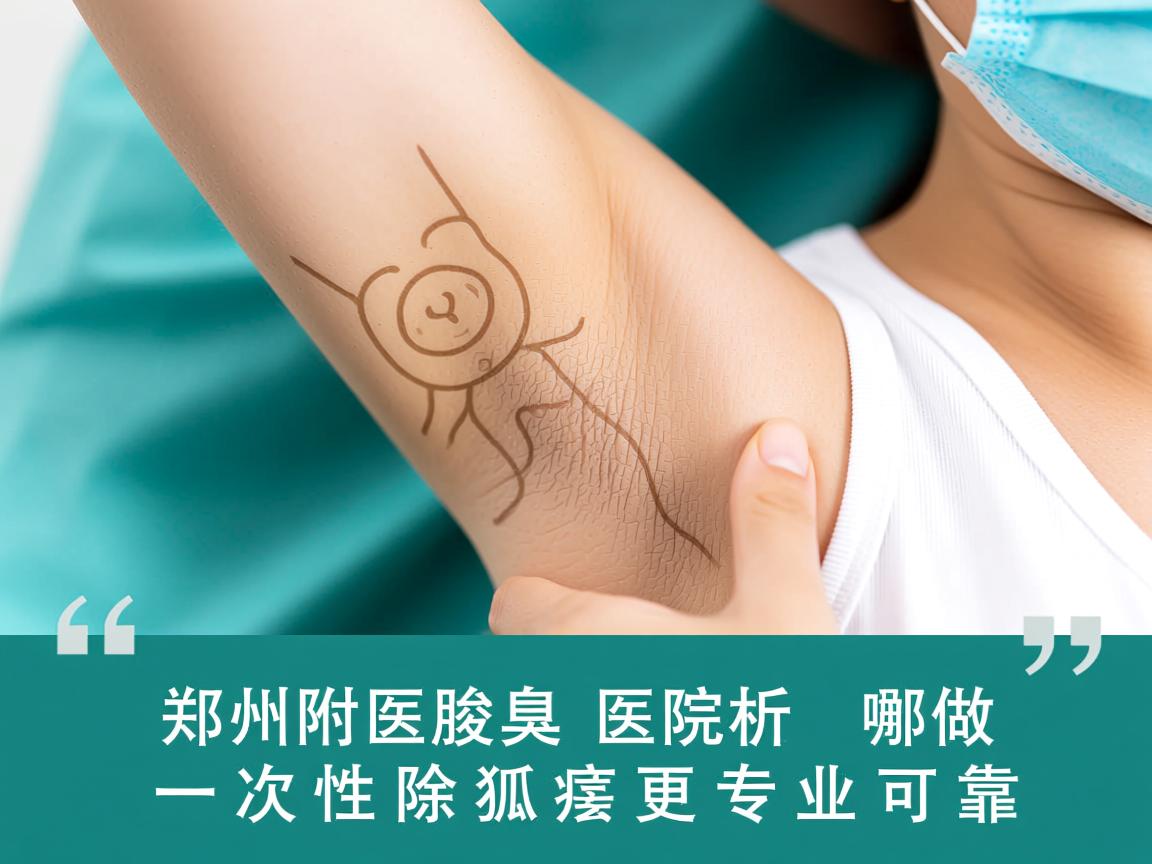 郑州附医腋臭医院解析，郑州哪家医院做一次性除狐臭更专业可靠