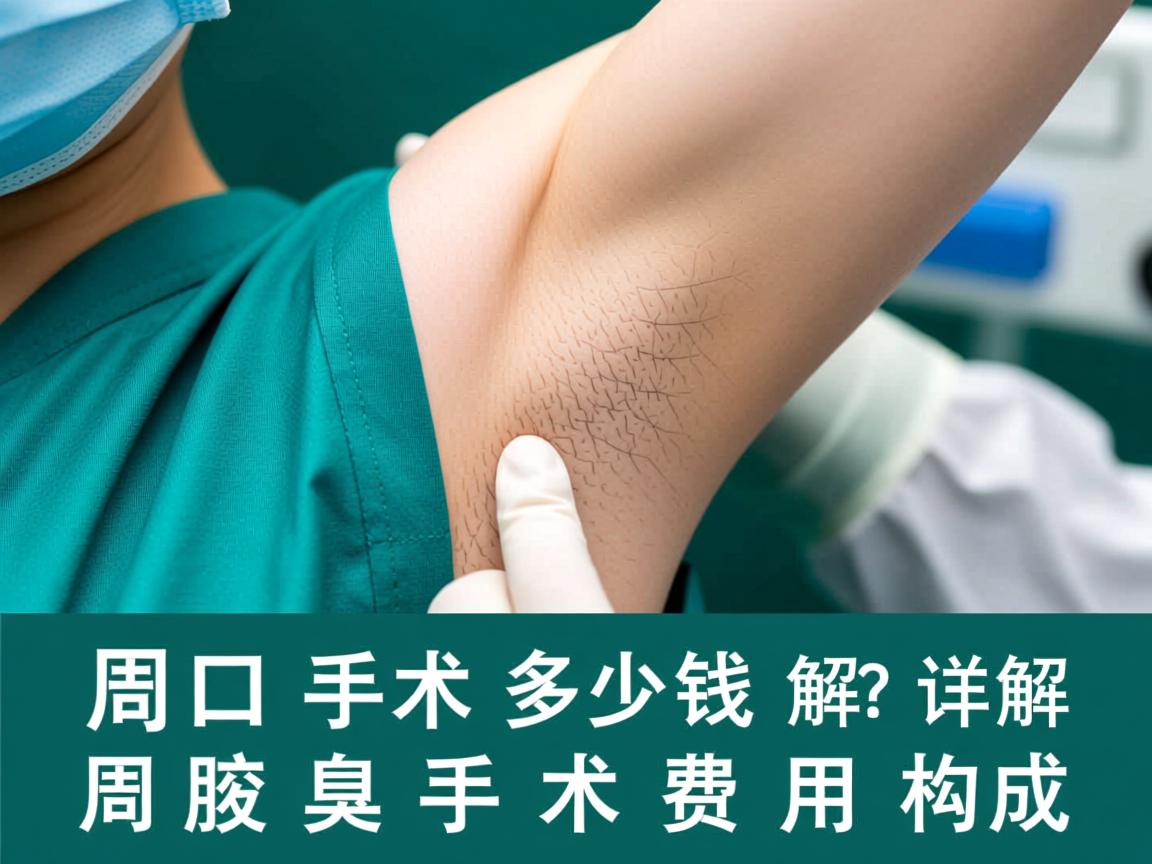 周口腋臭手术多少钱？详解周口腋臭手术费用构成