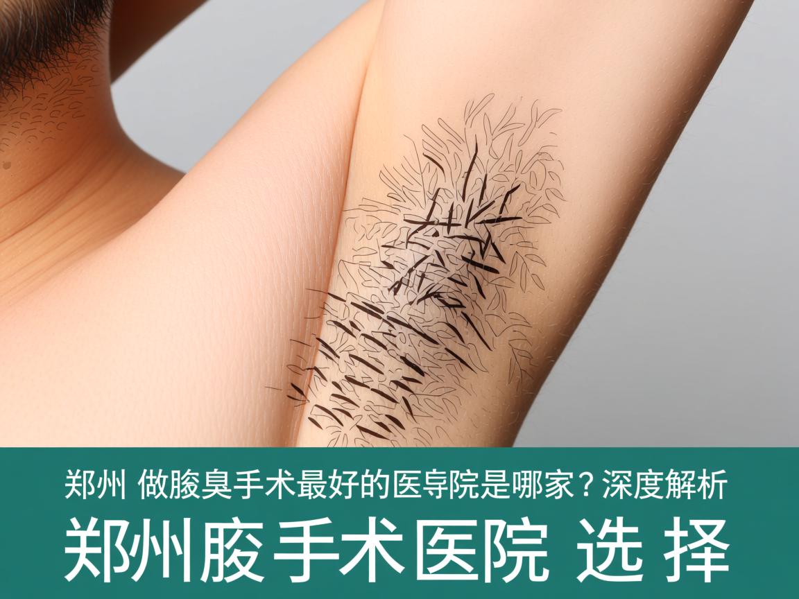 郑州做腋臭手术最好的医院是哪家？深度解析郑州腋臭手术医院选择