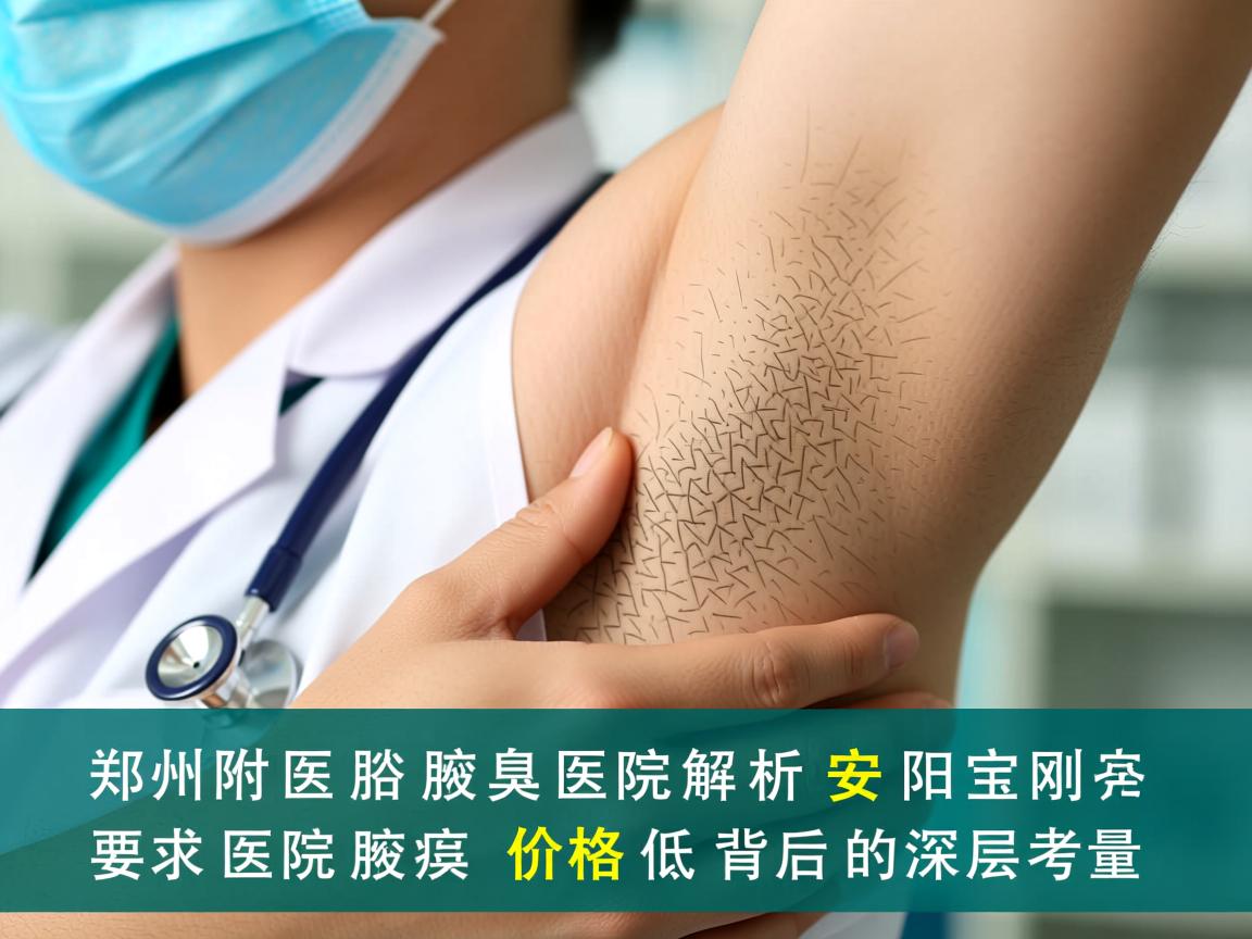 郑州附医腋臭医院解析，安阳宝刚医院腋臭价格低背后的深层考量