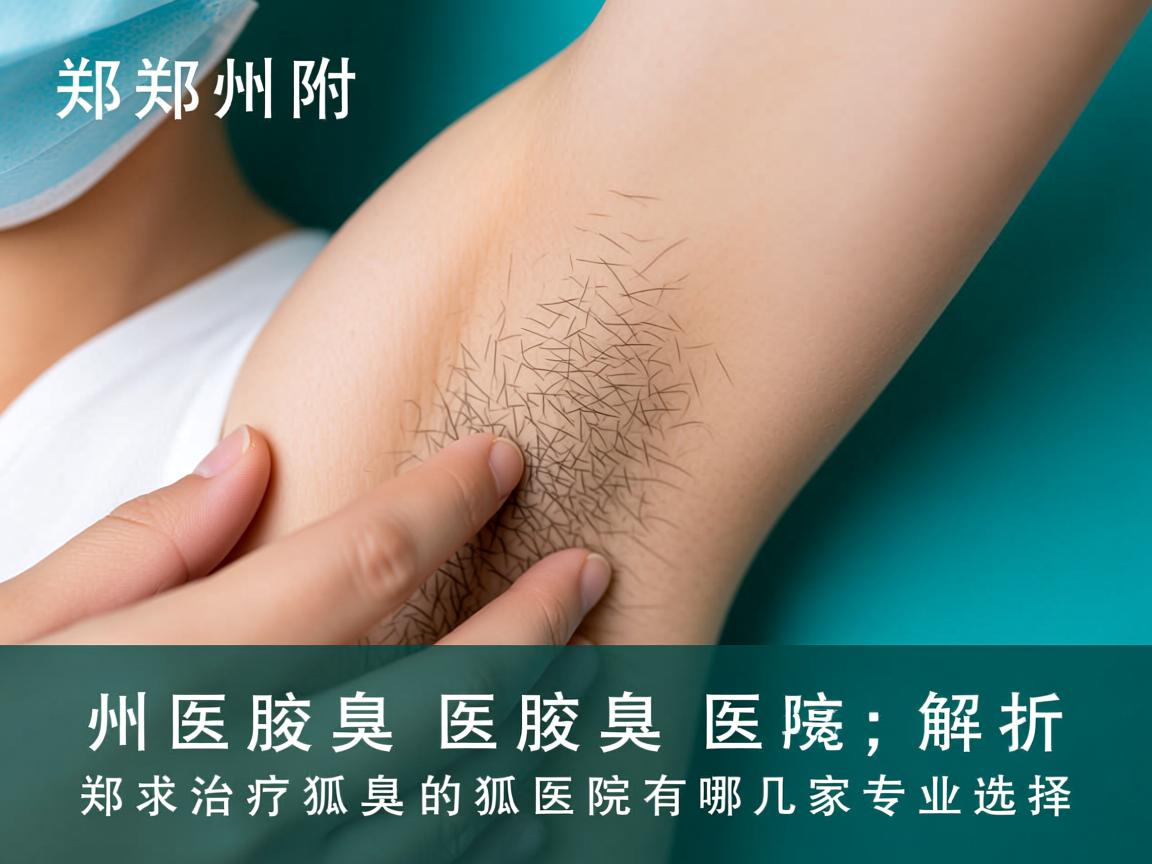 郑州附医腋臭医院解析，郑州治疗狐臭的医院有哪几家专业选择