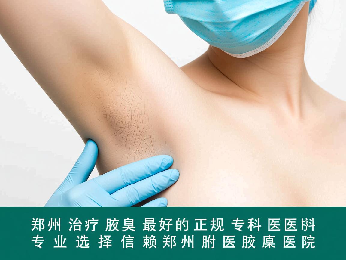 郑州治疗腋臭最好的正规专科医院，专业选择信赖郑州附医腋臭医院