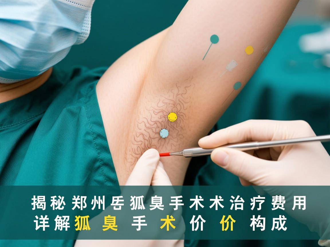 揭秘郑州狐臭手术治疗费用 详解狐臭手术价格构成