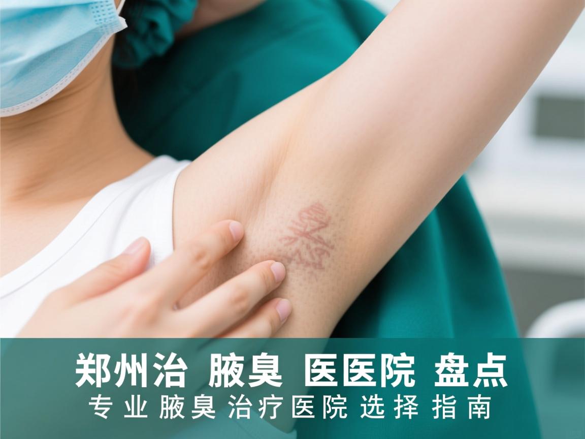 郑州治疗腋臭医院盘点，专业腋臭治疗医院的选择指南