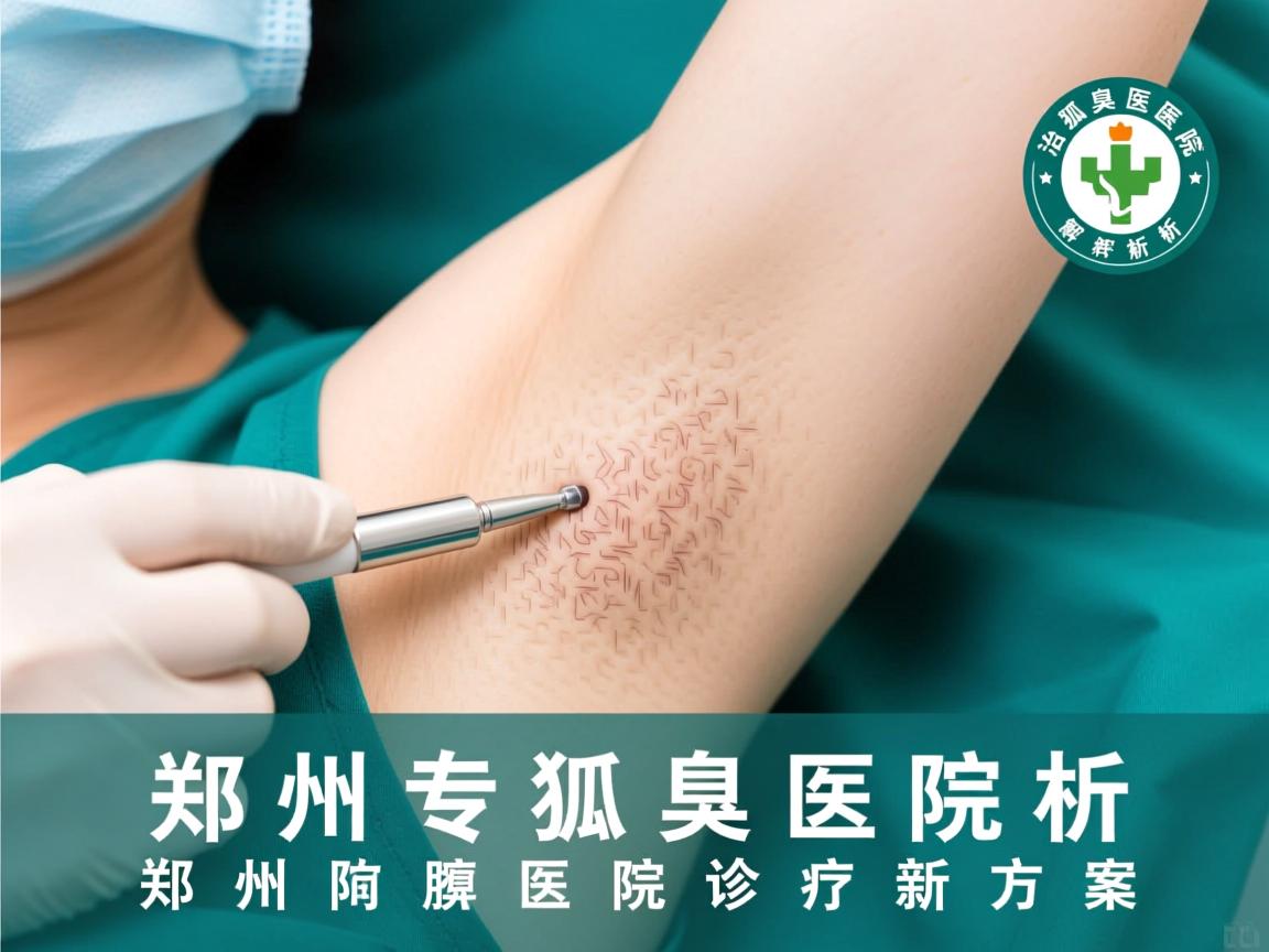 郑州专业治狐臭医院解析，郑州附医腋臭医院诊疗新方案