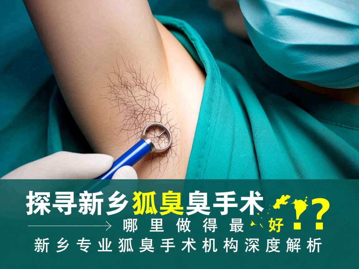 探寻新乡狐臭手术哪里做得最好？新乡专业狐臭手术机构深度解析