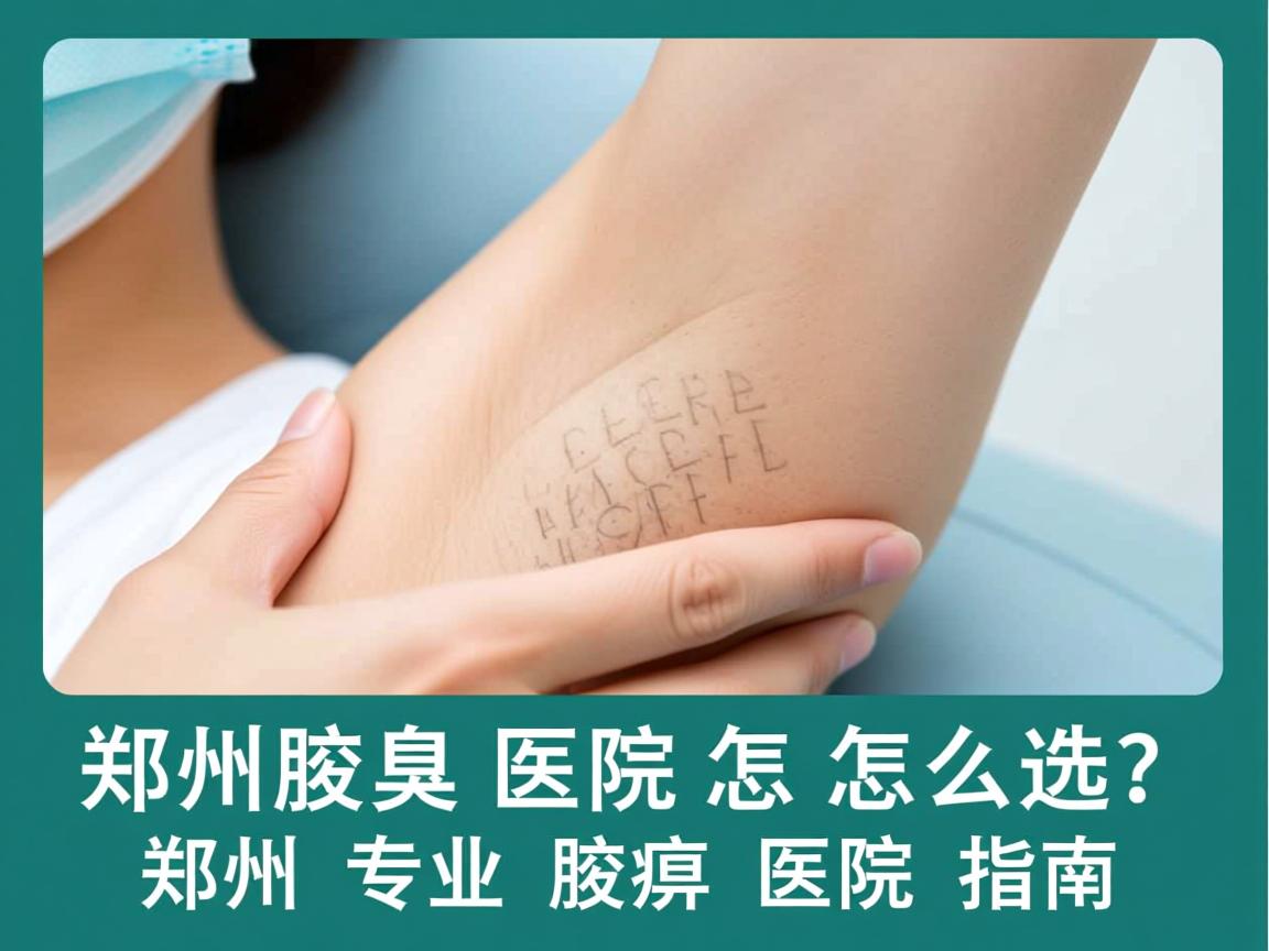 郑州腋臭医院怎么选？郑州专业腋臭医院指南