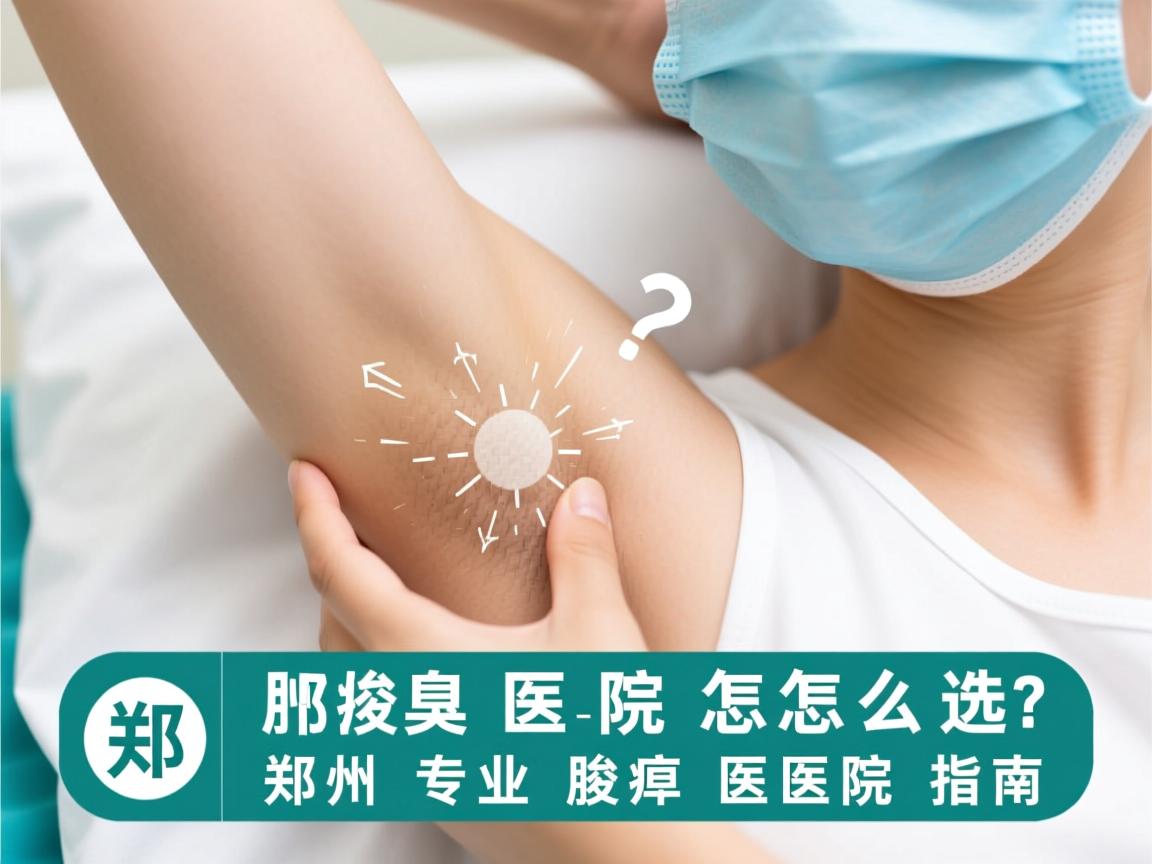 郑州腋臭医院怎么选？郑州专业腋臭医院指南