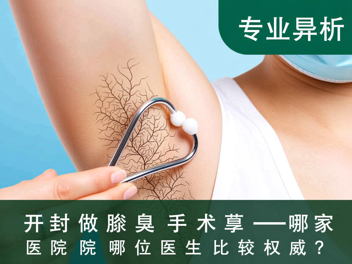 专业解析，开封做腋臭手术，哪家医院哪位医生比较权威？