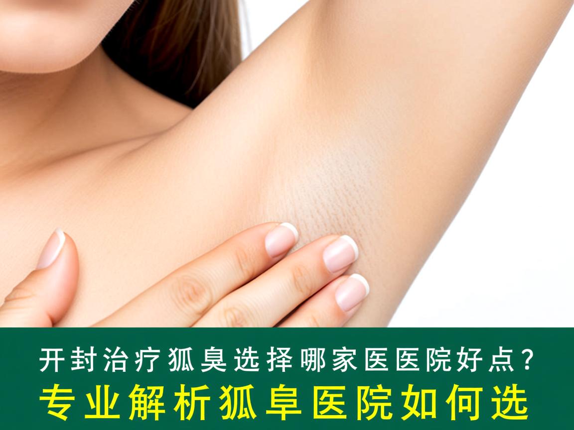 开封治疗狐臭选择哪家医院好点？专业解析狐臭医院如何选