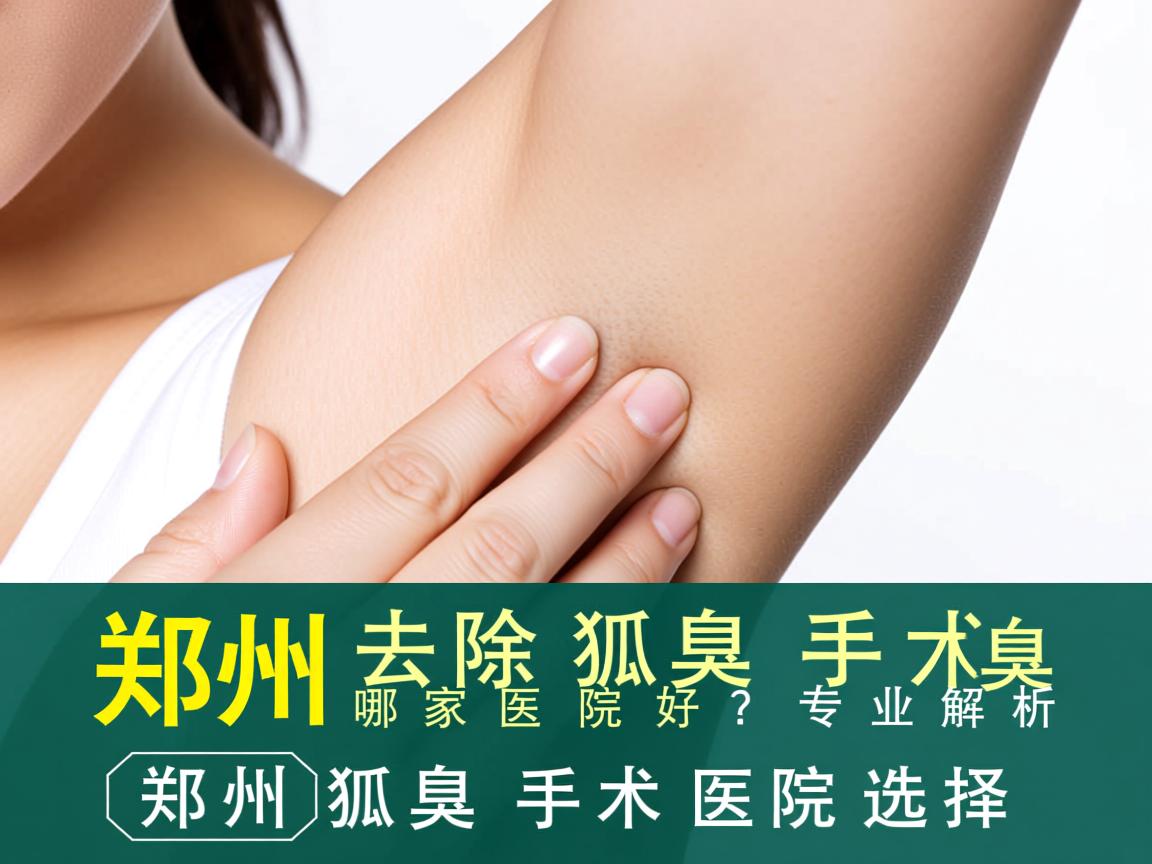 郑州去除狐臭手术哪家医院好？专业解析郑州狐臭手术医院选择