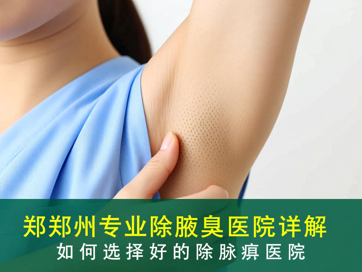 郑州专业除腋臭医院详解，如何选择好的除腋臭医院