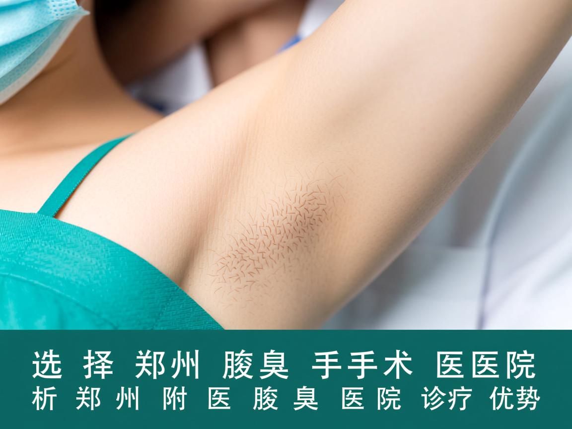 选择郑州腋臭手术医院，解析郑州附医腋臭医院的诊疗优势