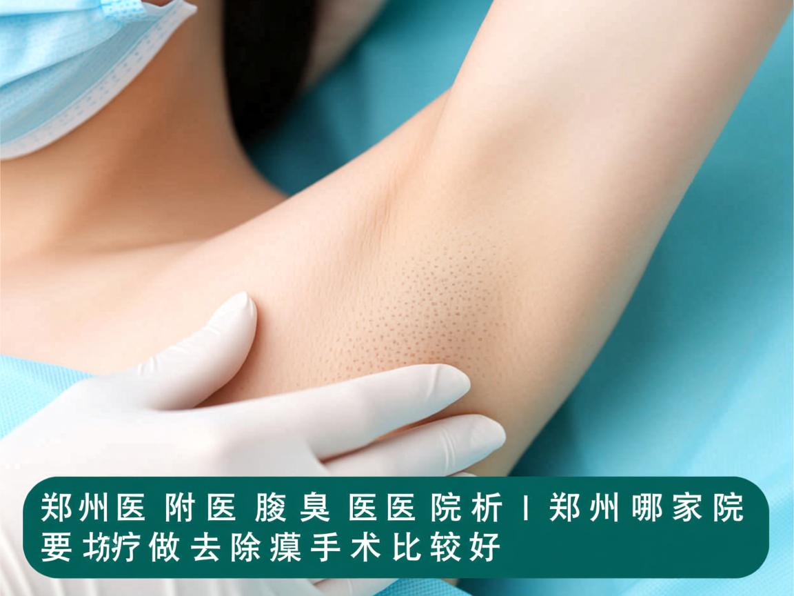 郑州附医腋臭医院解析，郑州哪家医院做去除腋臭手术比较好
