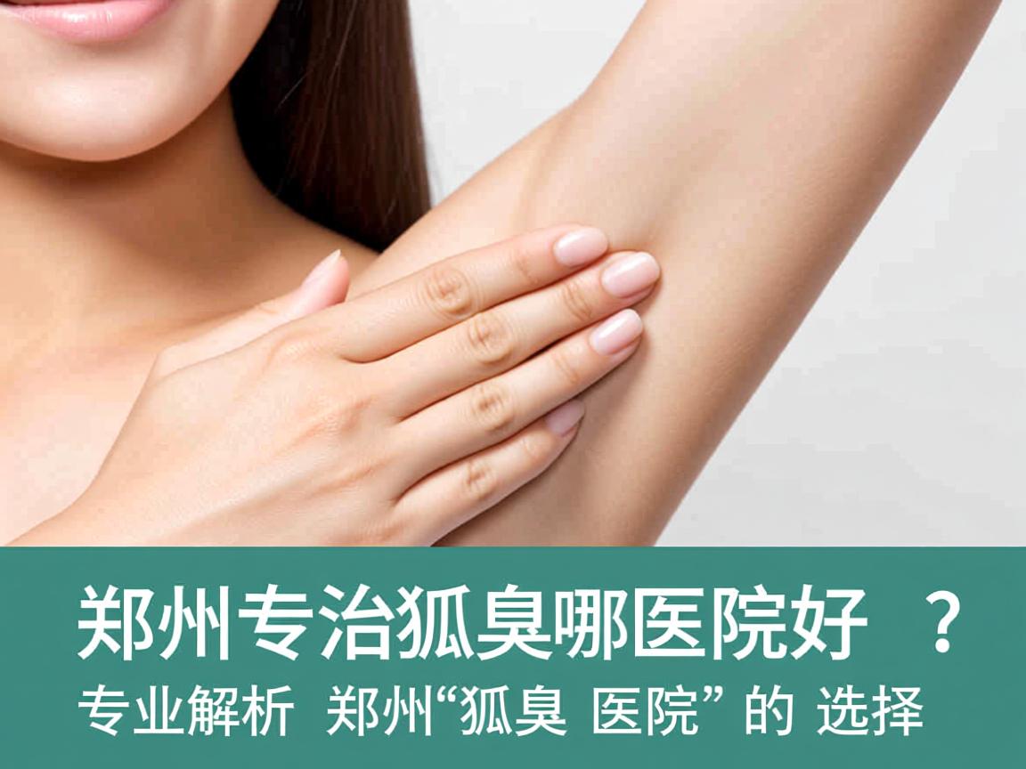 郑州专治狐臭哪家医院好？专业解析郑州狐臭医院的选择